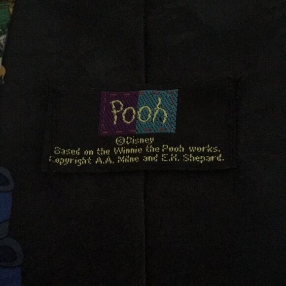 Winnie the Pooh and Tigger Neck Tie Timeless Elegance & Whimsy - Picture 5 of 9